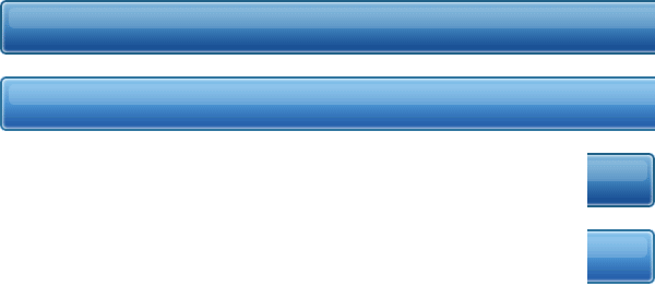 An image with two large horizontal bars with rounded corners on the left, and two small horizontal bars with rounded corners on the right